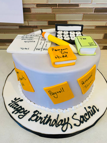 HR BOOKEEPING FONDANT CAKE