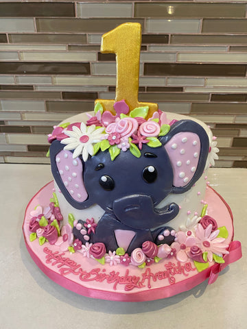 ELEPHANT FONDANT CAKE