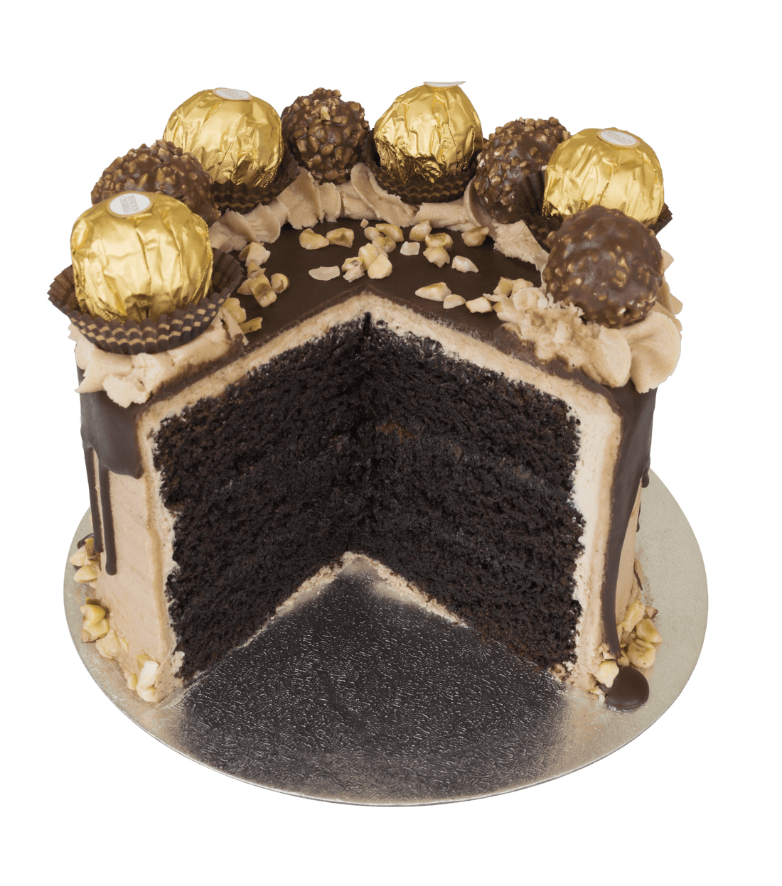 The Deluxe Chocolate Hazelnut Truffle Cake