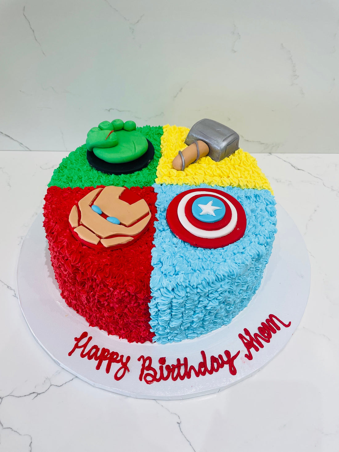 MARVEL AVENGERS CREAM CAKE