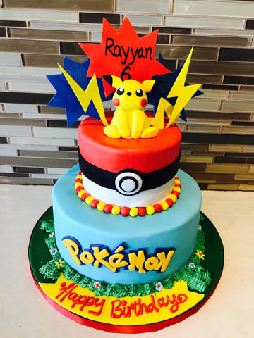 Pokemon Fondant Cake