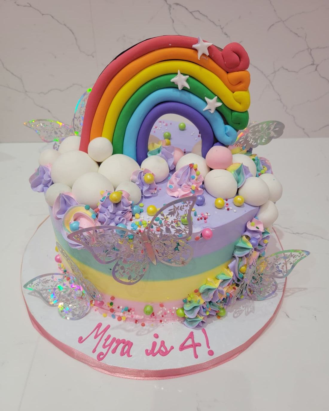 MYRA UNICORN BIRTHDAY CAKE
