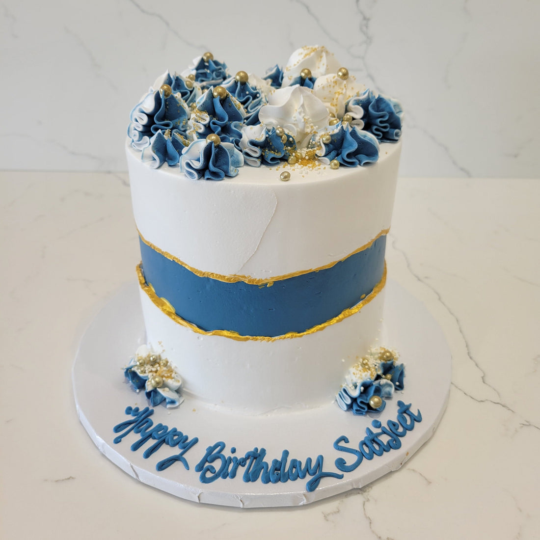 SATJEET BLUE CREAM CAKE