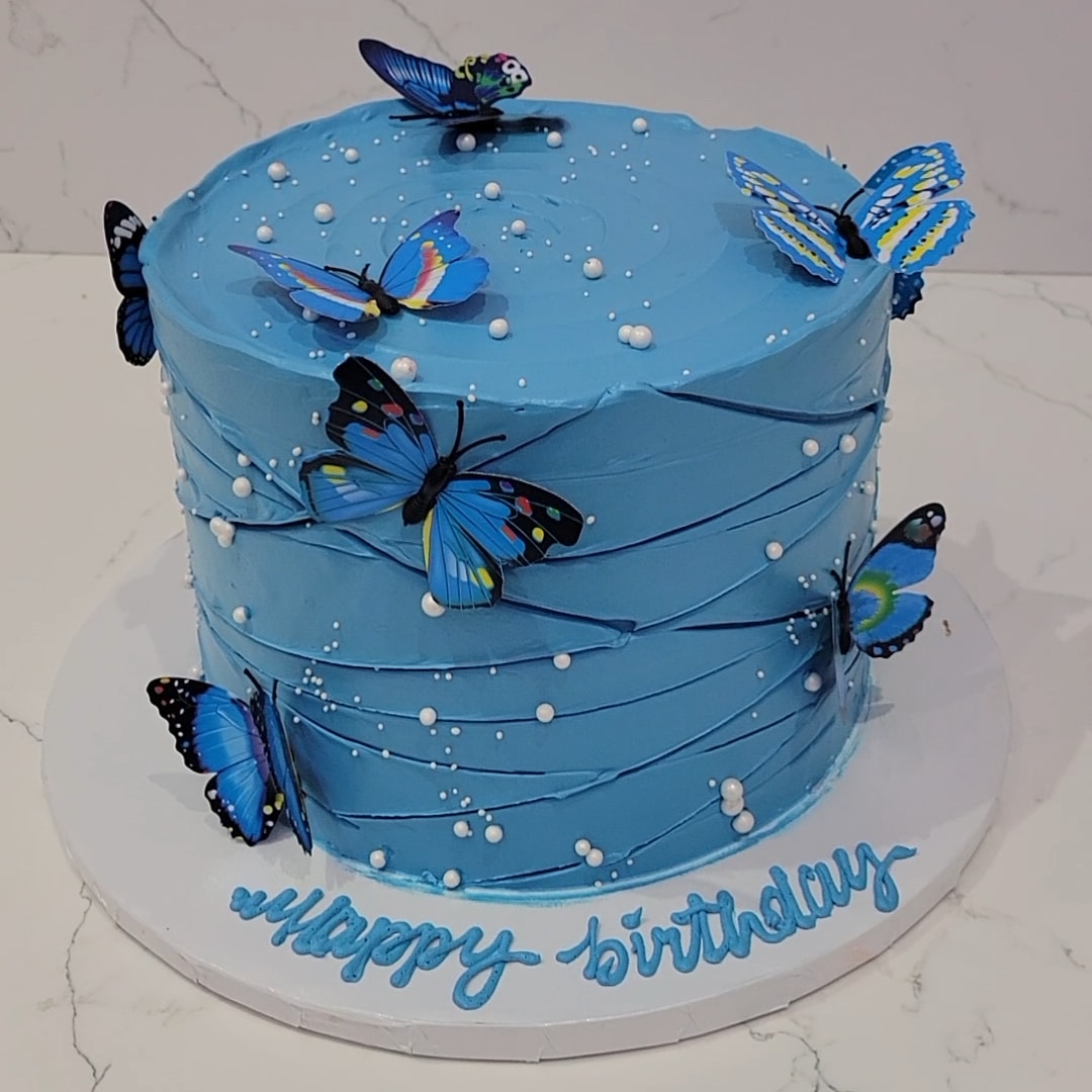 Benjamin Butterfly Birthday Cake