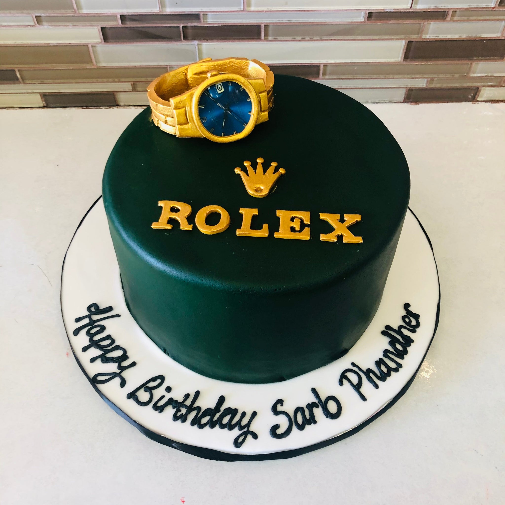 ROLEX FONDANT CAKE