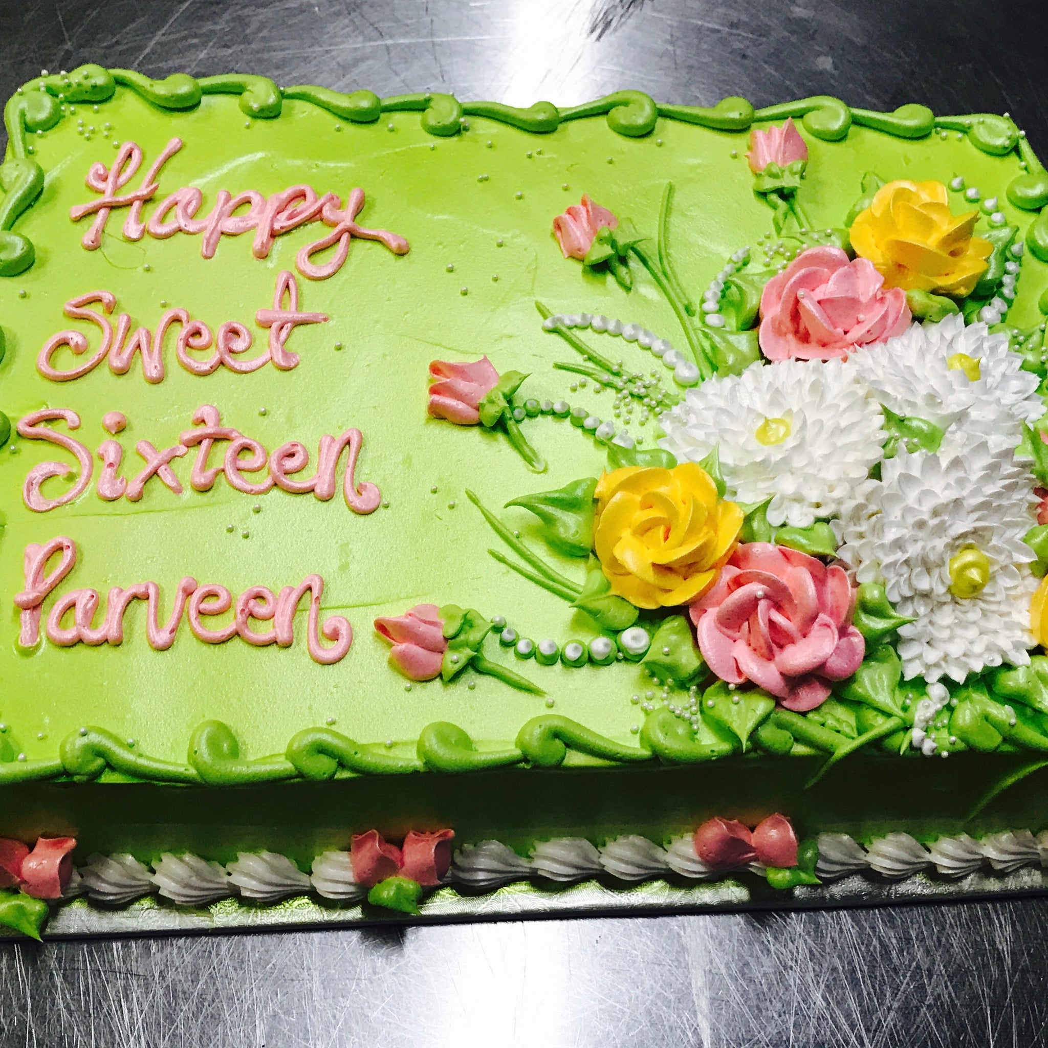 Parveen Sweet Sixteen Cake