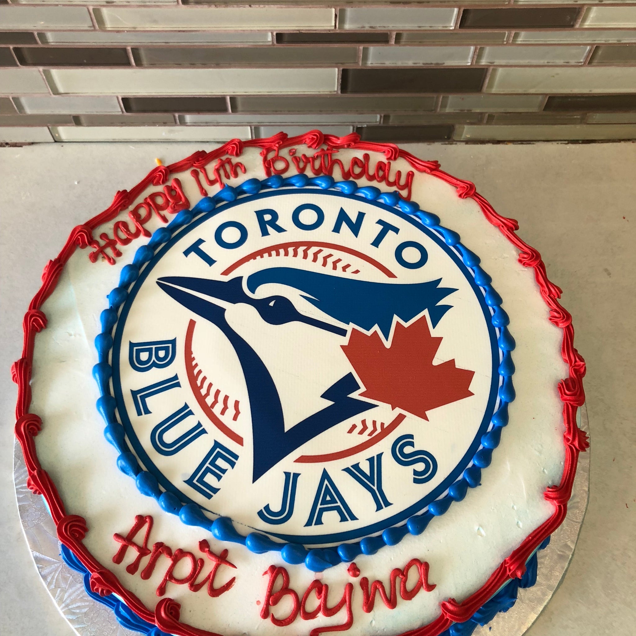 Blue Jays photo cake