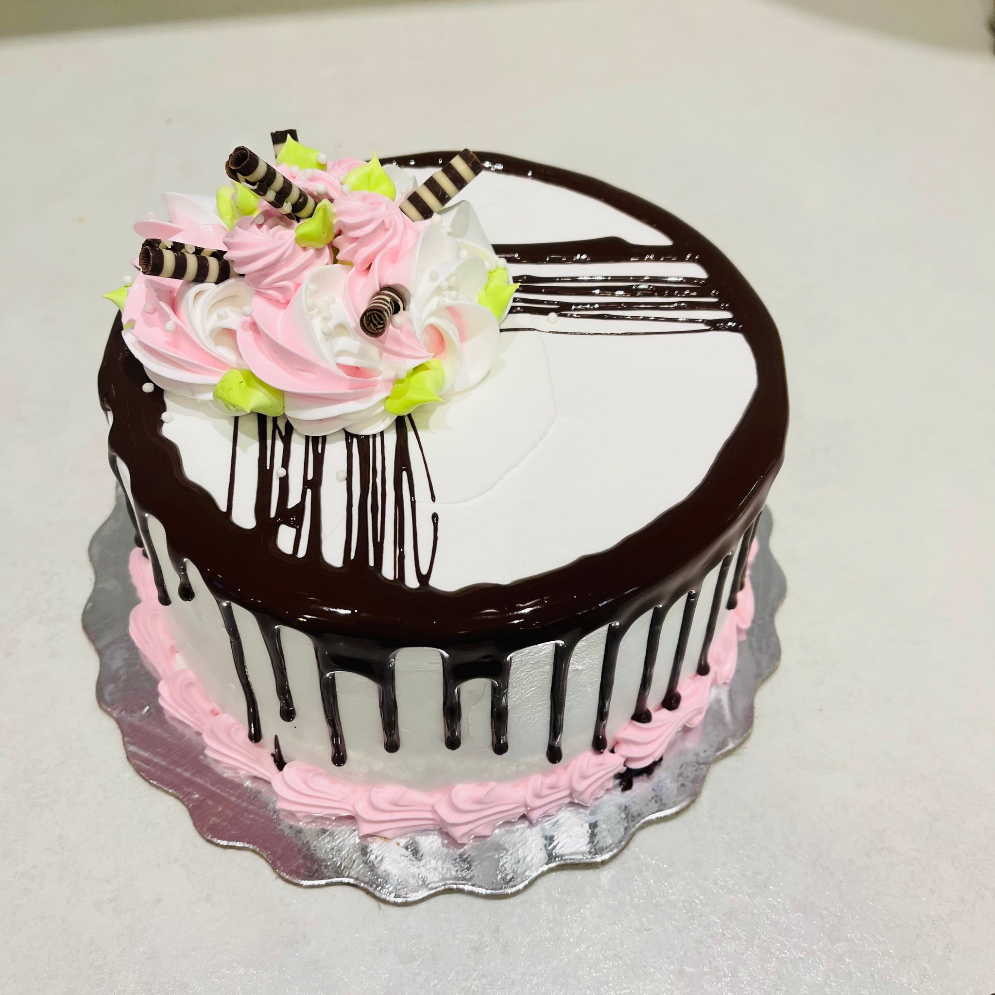 PINK CHOCO MOTHER'S DAY CAKE