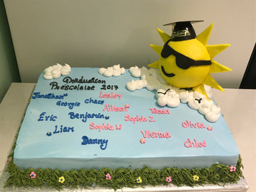 Sunshine Graduation Cake