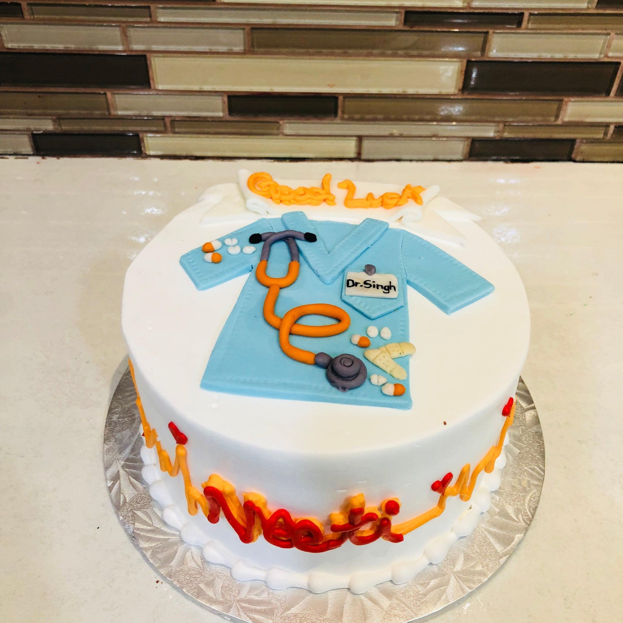 Doctor birthday cake