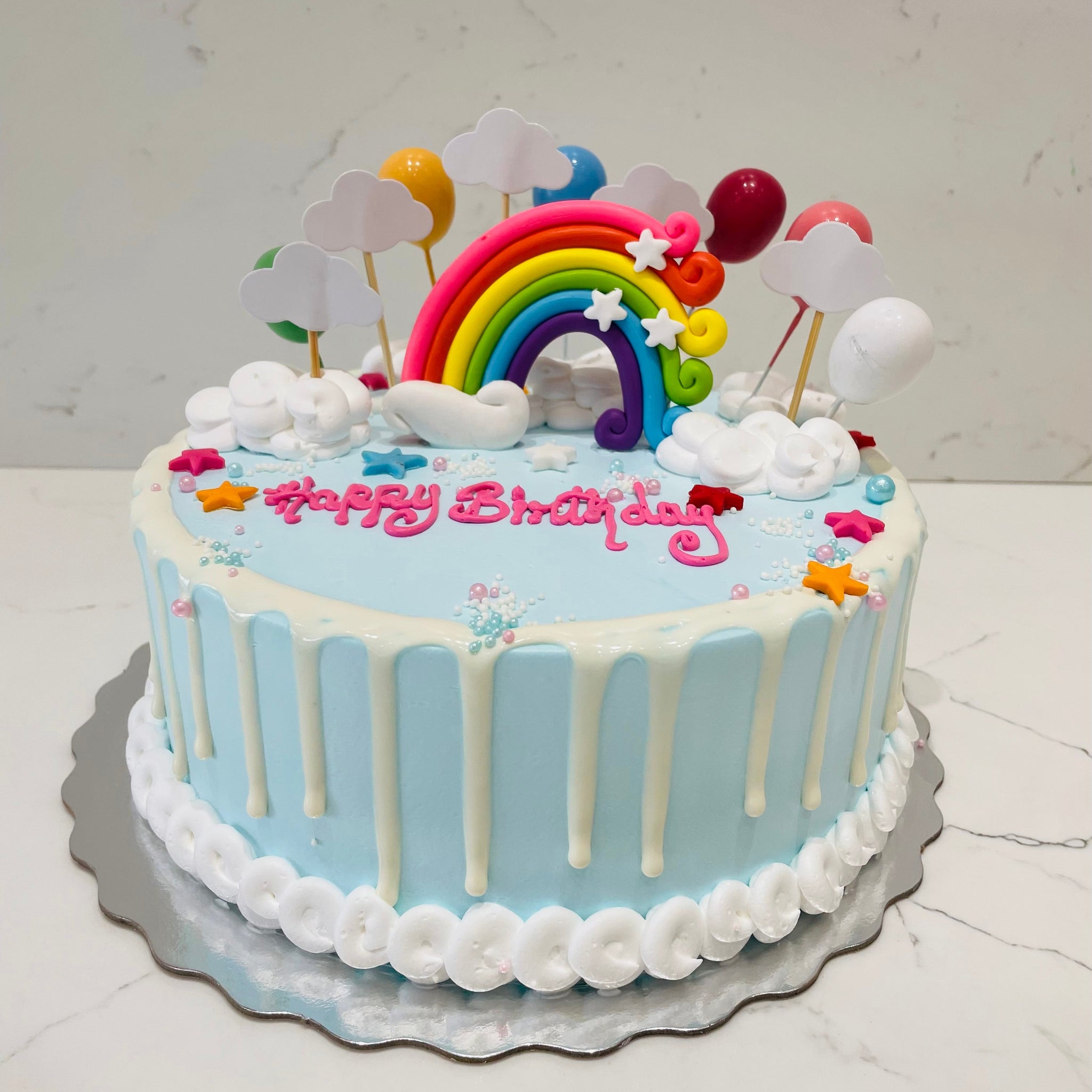 RAINBOW CREAM CAKE