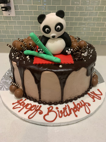 PANDA CHOCOLATE BIRTHDAY CAKE