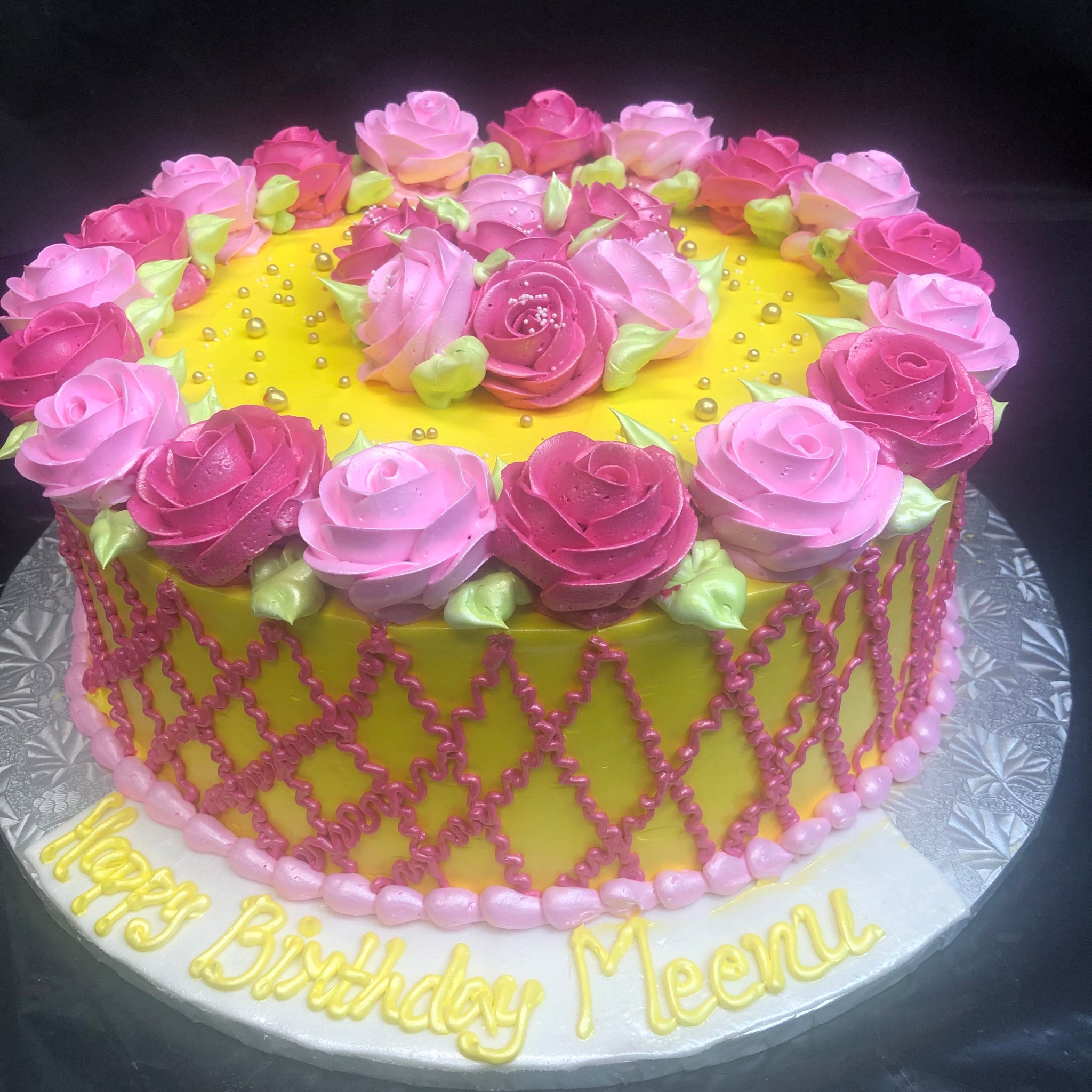 Meenu Birthday Cake