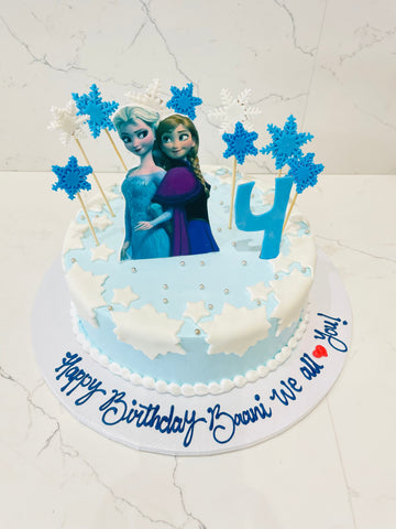 BAANI FROZEN SNOWFLAKE CREAM CAKE