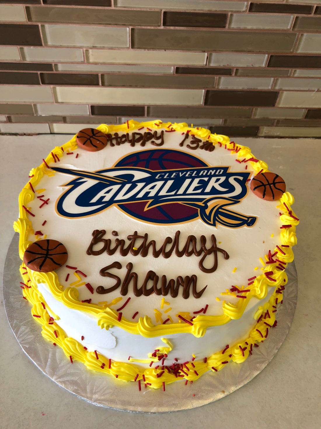 CLEVELAND CAVALIERS BASKETBALL Cake