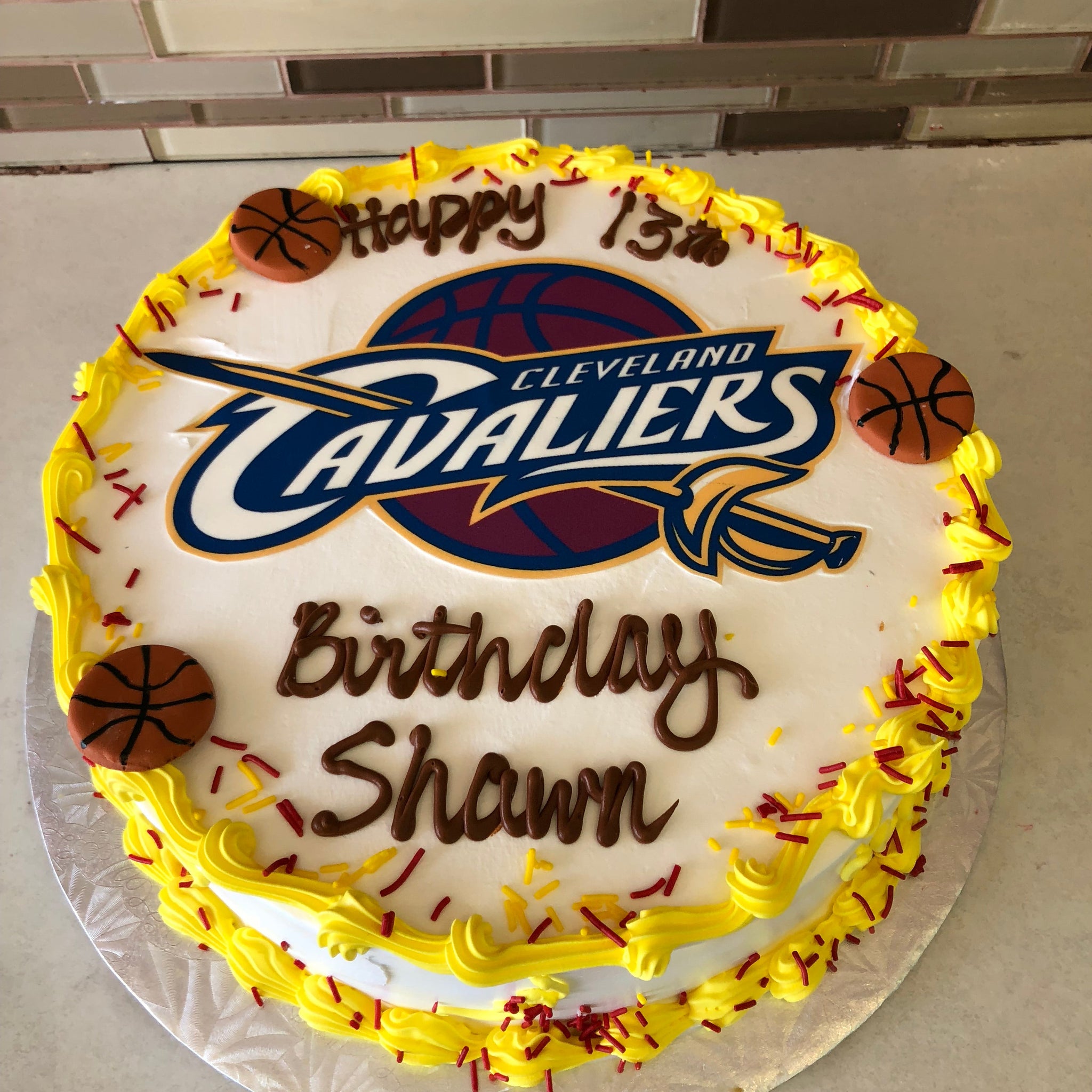 CLEVELAND CAVALIERS BASKETBALL Cake