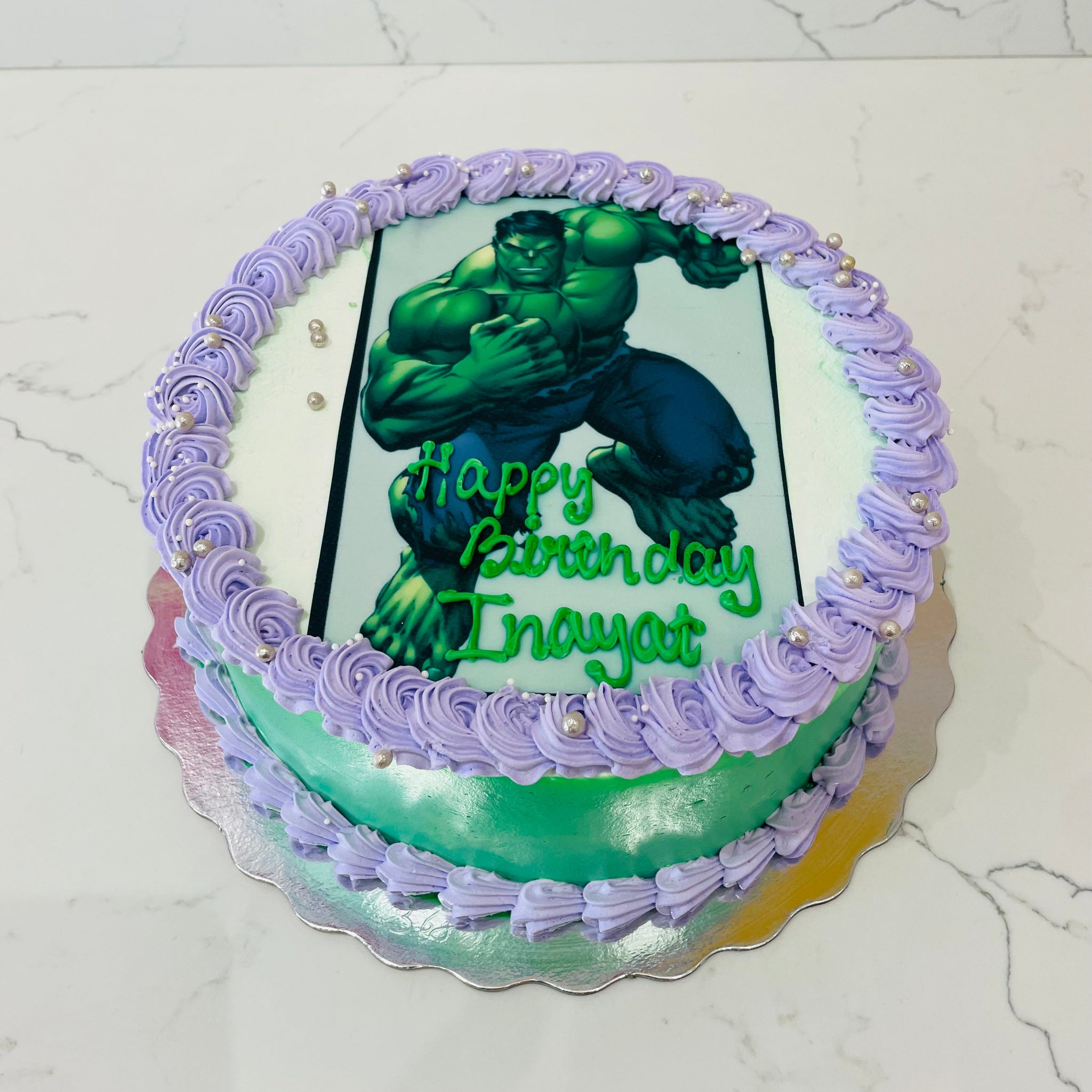 HULK PHOTO CAKE