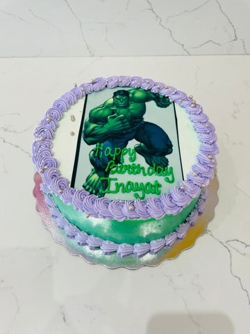 HULK PHOTO CAKE