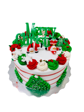 MERRY CHRISTMAS SANTA CAKE