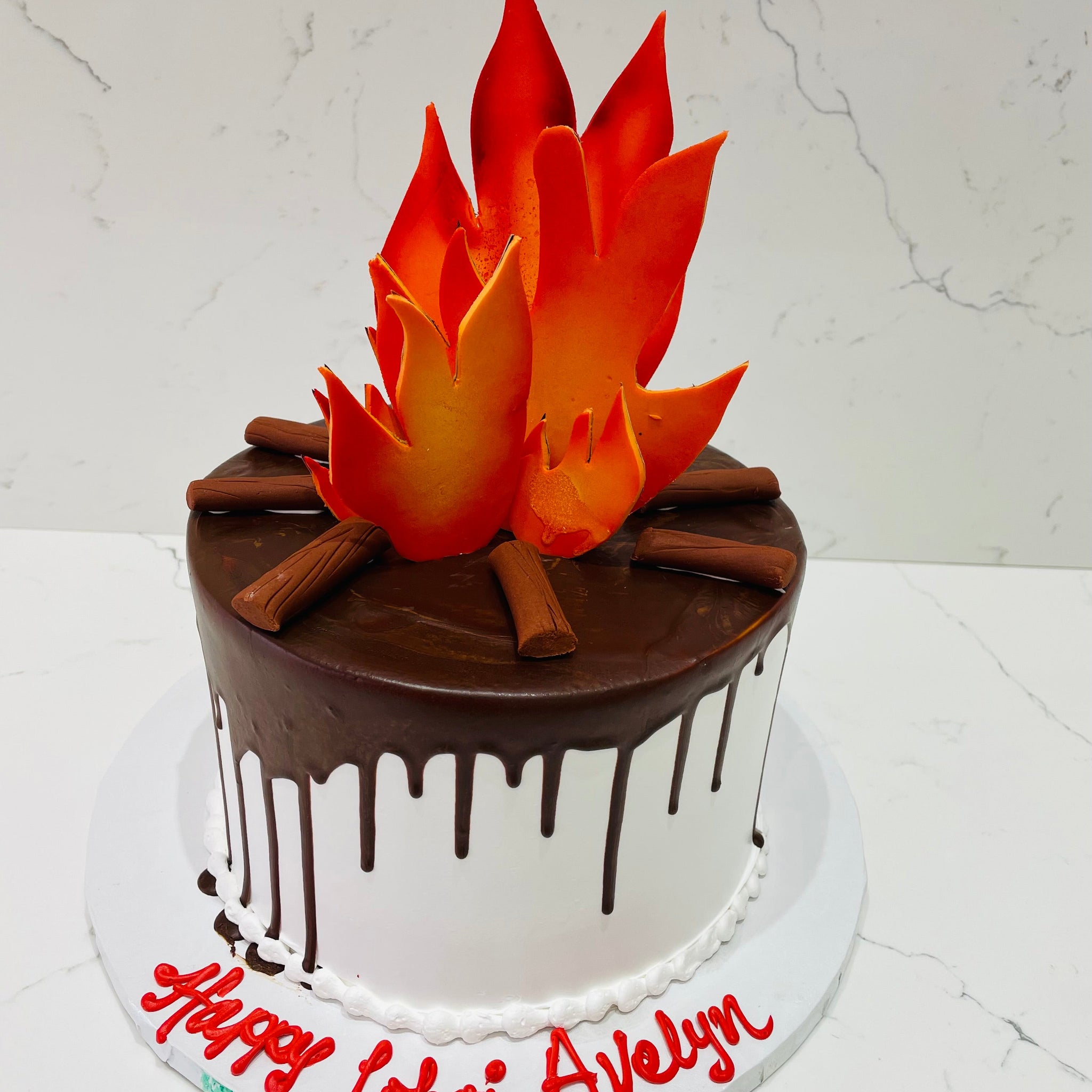 CHOCO DRIPPING LOHRI CAKE