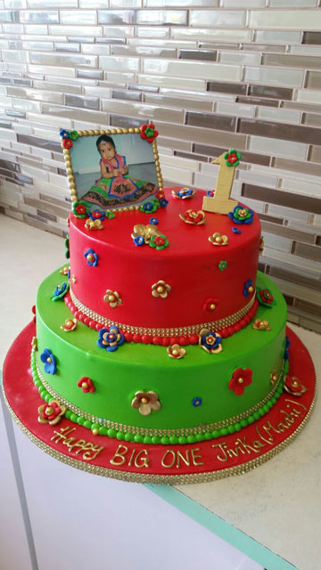 Jivika Tiered Birthday Cake