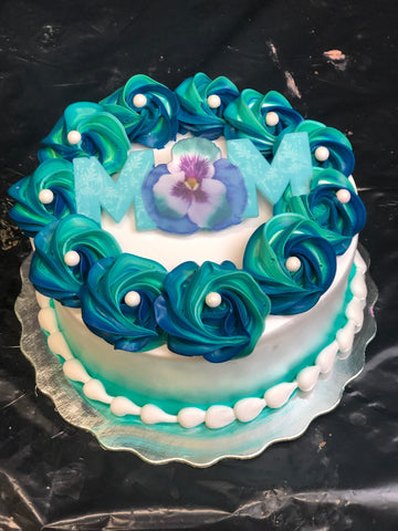 Peacock mothers day cake