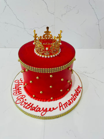 RED CROWN CAKE