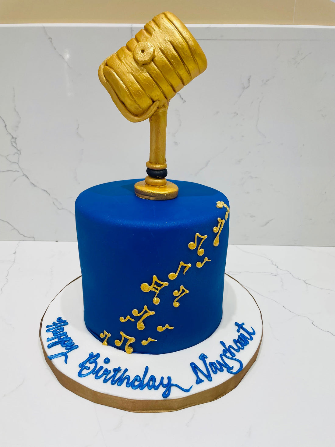 NAVSHANT MIC THEME FONDANT CAKE