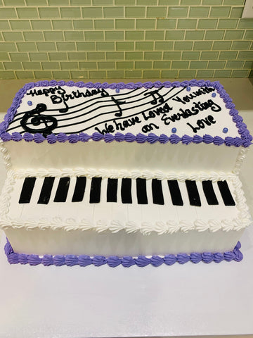 Piano Birthday Cake