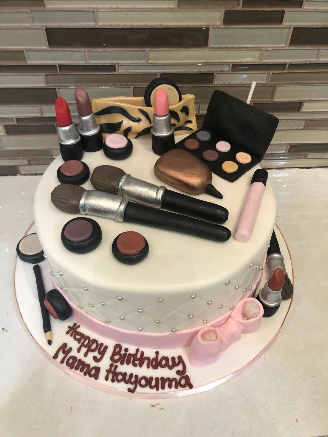 MAC Fondant Cake