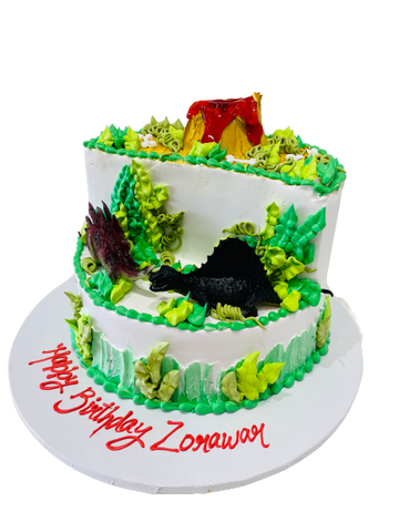 DINOSAUR STAGE CAKE