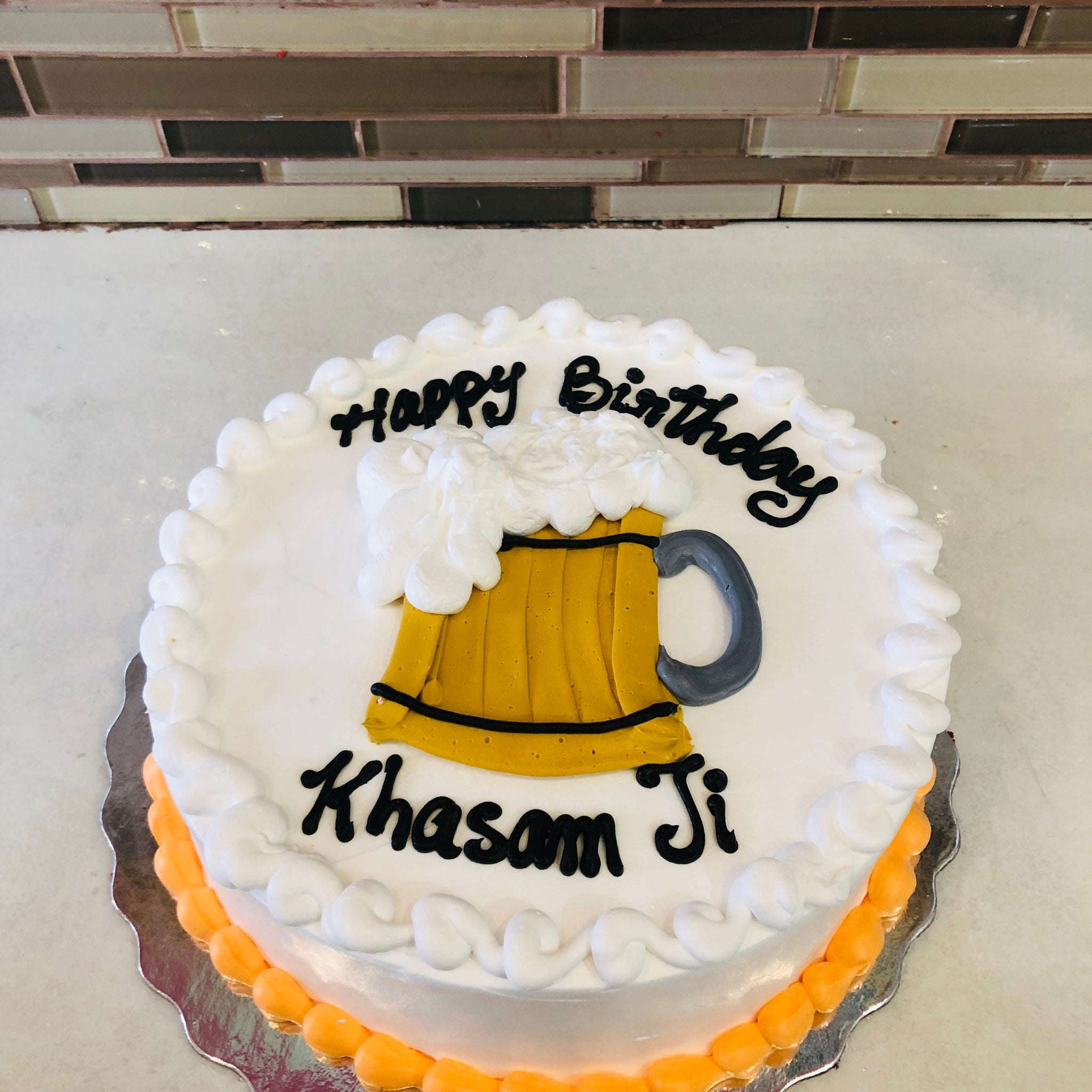 Beer Birthday Cake