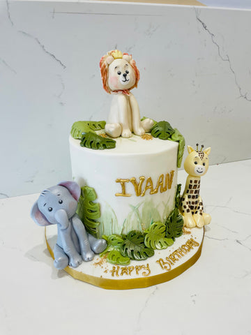 IVAAN Jungle Fondant Cake