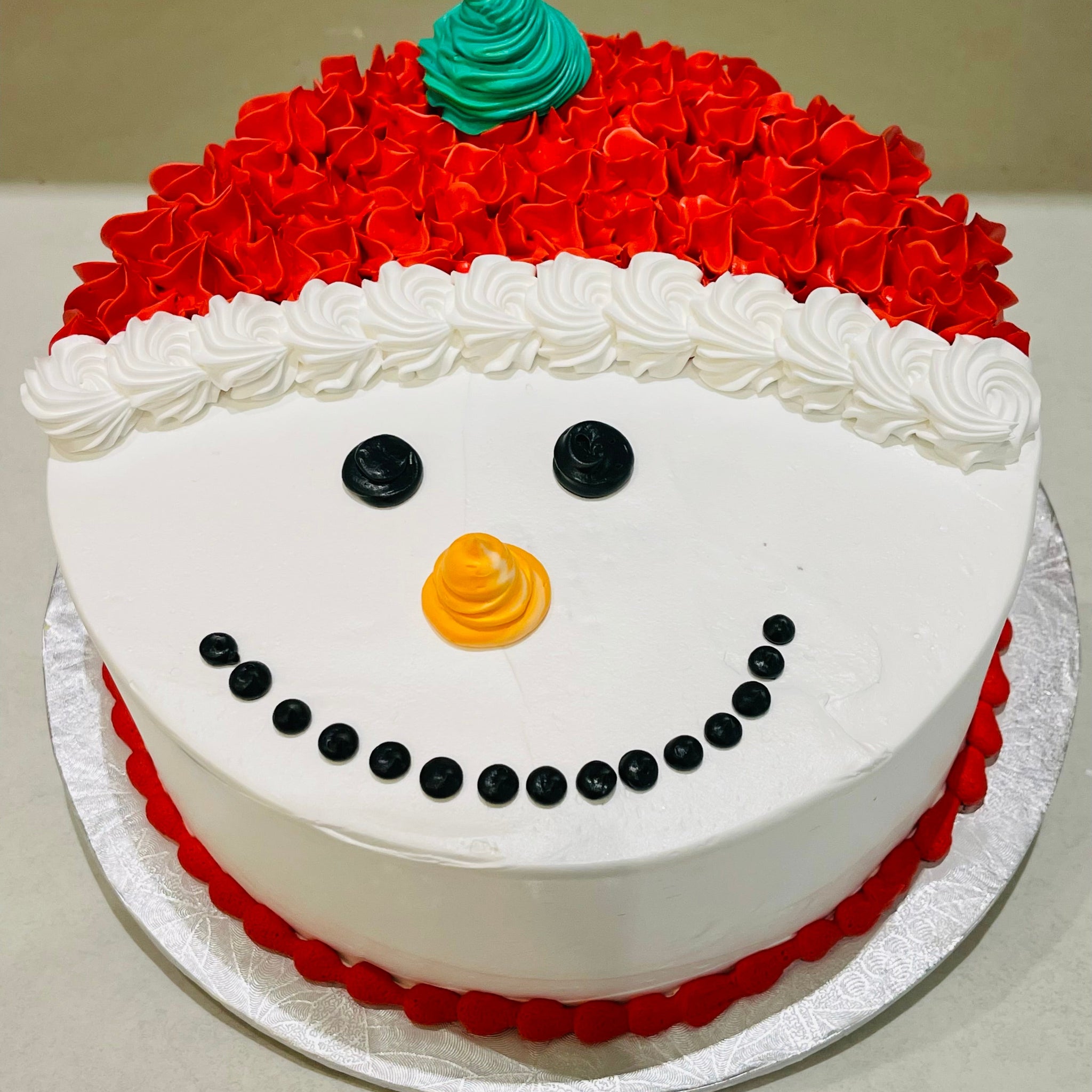 SNOWMAN CAKE