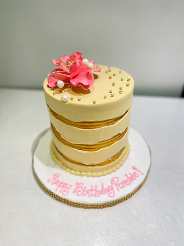 PORSHIE FLORAL BIRTHDAY CAKE