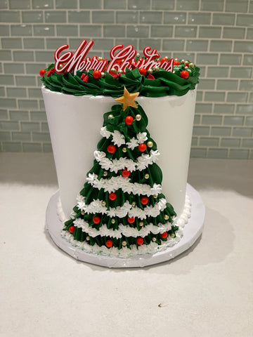 CHRISTMAS TREE CAKE