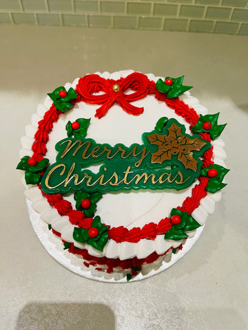 CHRISTMAS GREETINGS CAKE