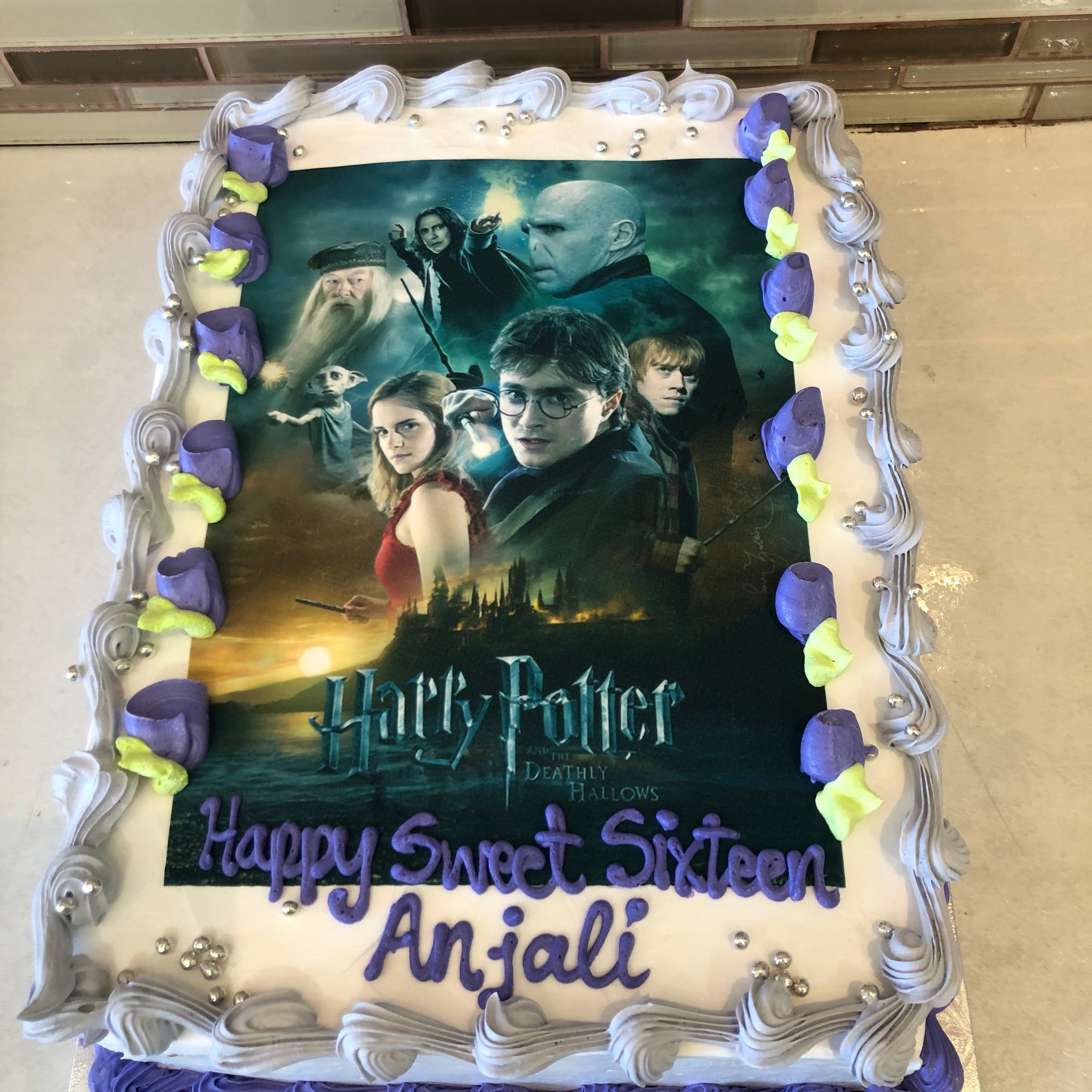 Harry Potter Photo Cake