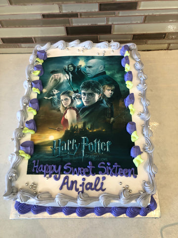 Harry Potter Photo Cake