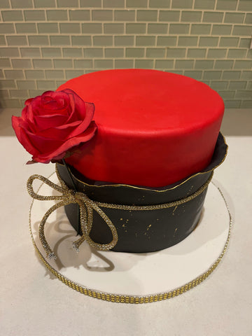 ROSE FONDANT CAKE