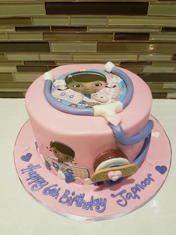 Doc Mcstuffins Fondant Cake