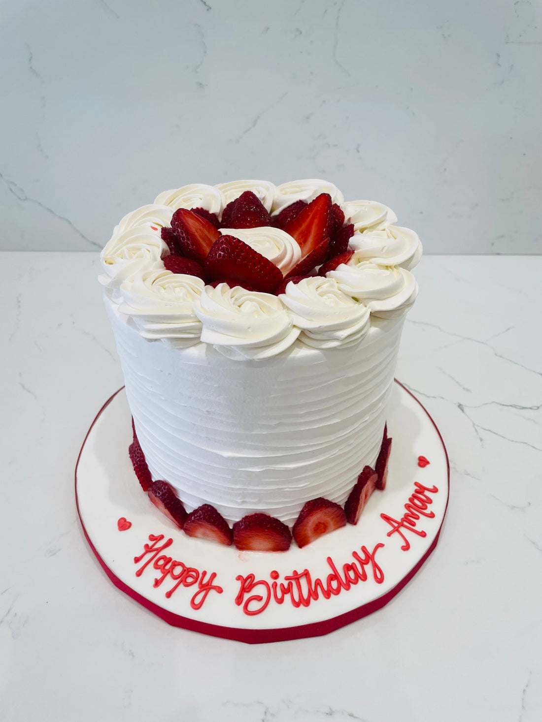 IVORY STRAWBERRY CAKE