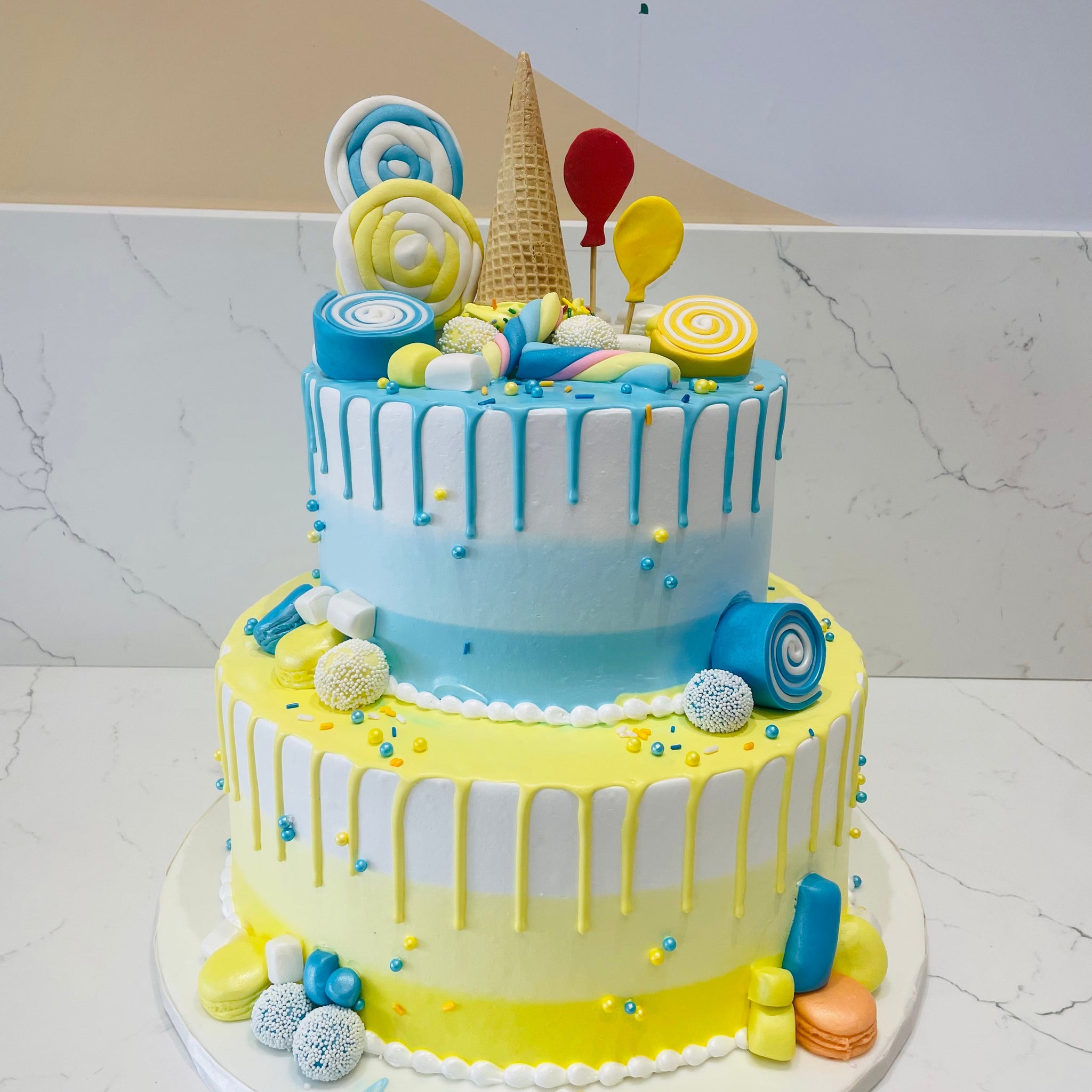 CANDYLAND TIERED CAKE