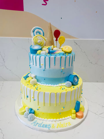 CANDYLAND TIERED CAKE