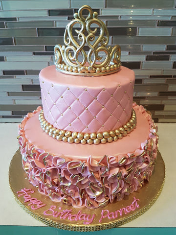 Parneet Fondant Birthday Cake