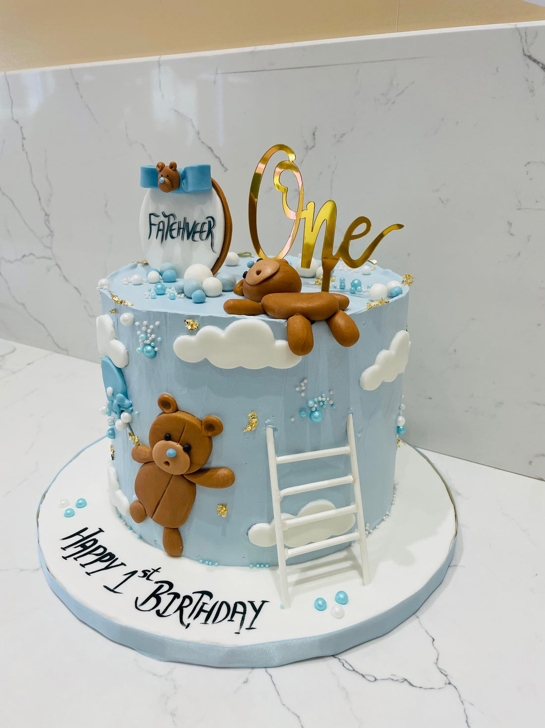 FATEHVEER TEDDY CREAM CAKE