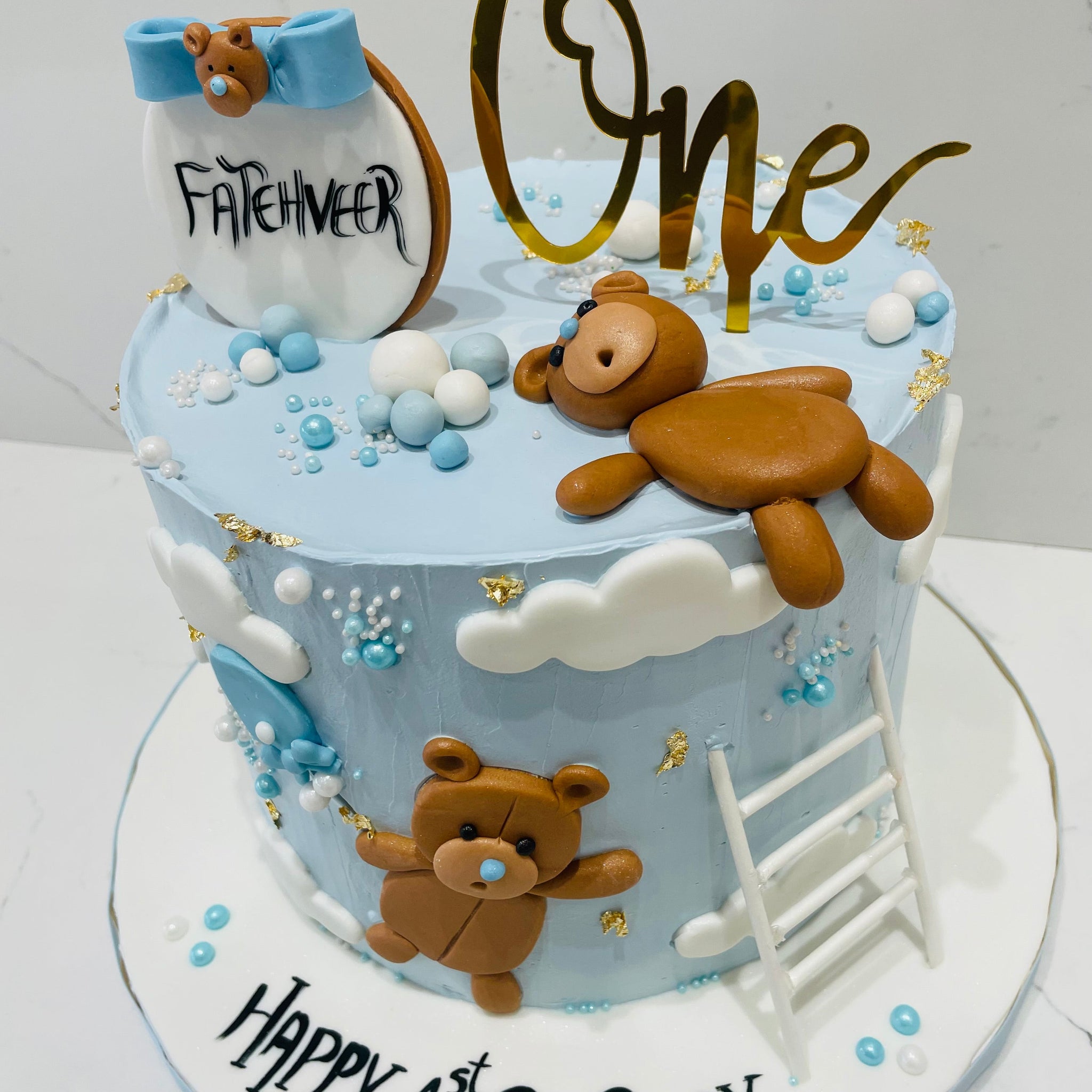 FATEHVEER TEDDY CREAM CAKE