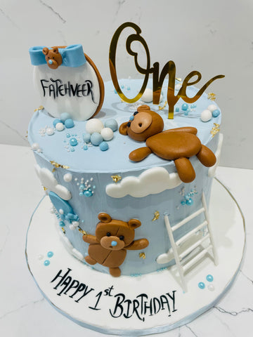 FATEHVEER TEDDY CREAM CAKE