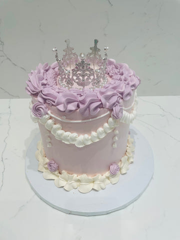 LAVENDER CROWN BIRTHDAY CAKE