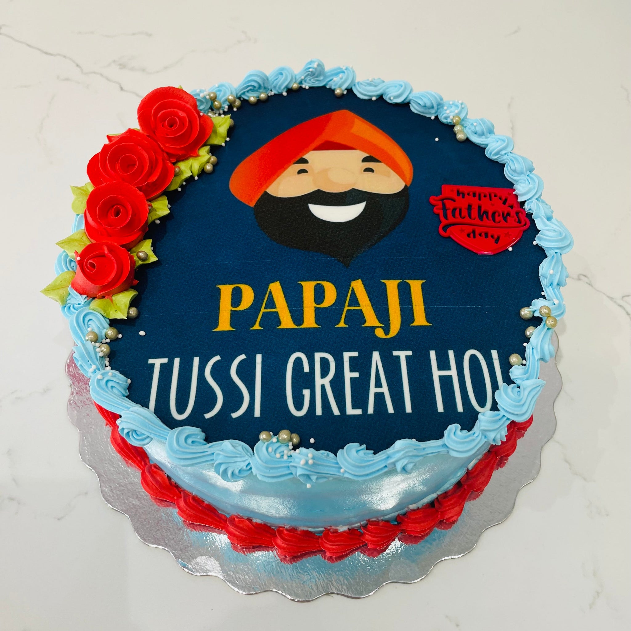 PAPAJI FATHERS DAY PHOTO CAKE